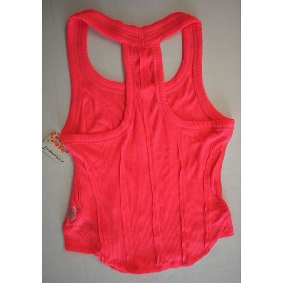 FP Movement OB1706221 Women's Sz M Flamingo Fizz Pink Mind Over Matter Tank Top - Picture 2 of 9